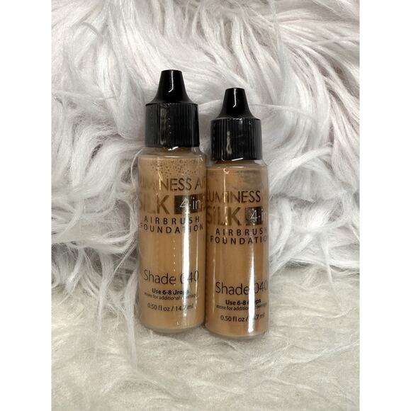 Luminess Airbrush Silk 4-In-1 Shade 040 Foundation .50oz~ 2 New SEALED - Picture 1 of 4